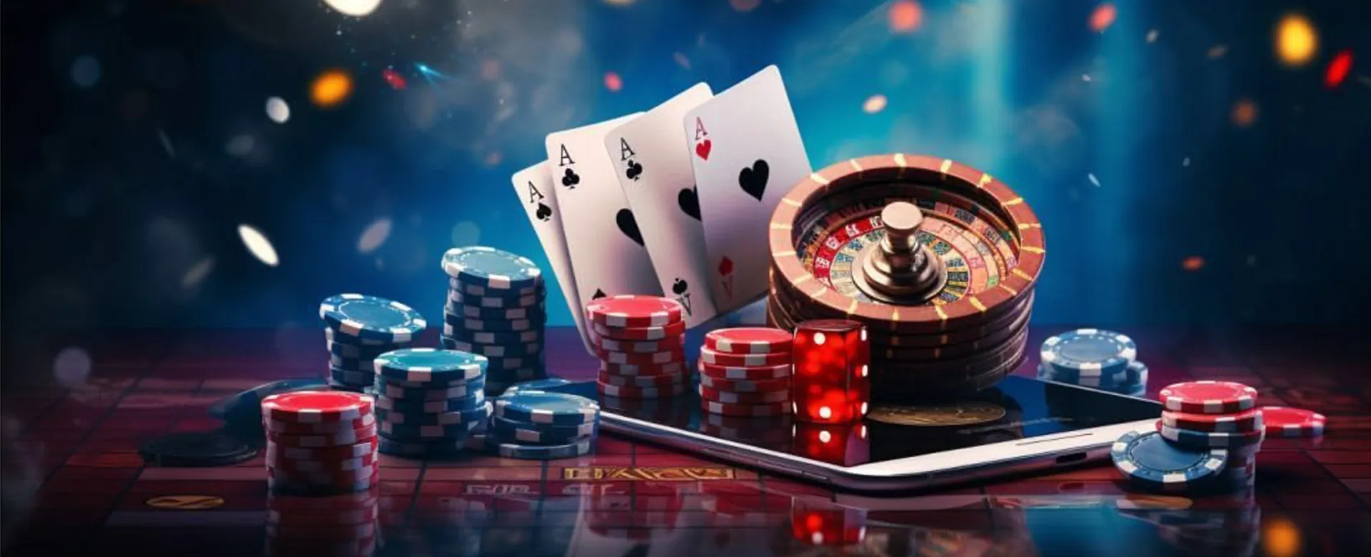 OKBET Registration Page Hero Image with Online Casino and Sports Betting
